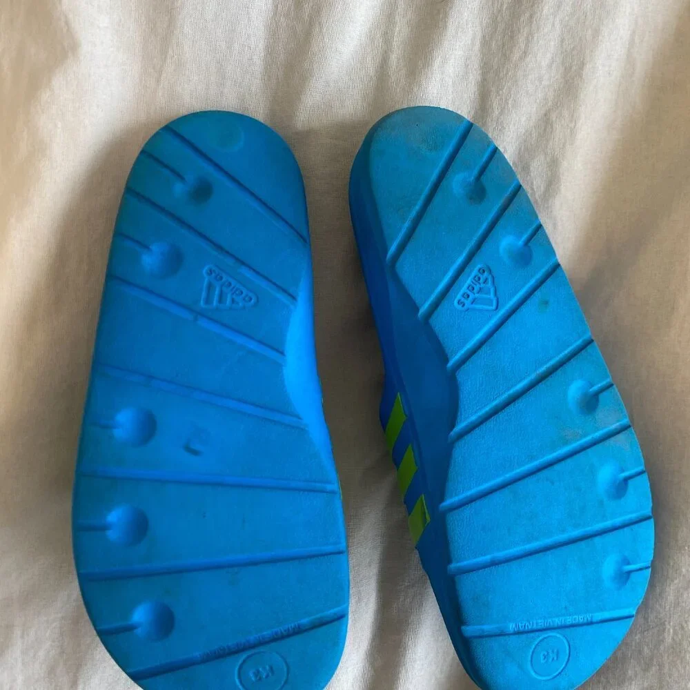 Adidas Youth Kids‎ Sandals Slides For Summer Boys Size 3 - Picture 7 of 10